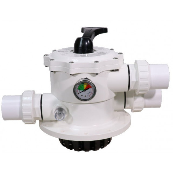 2" Multiport Valve for Sand Filter รุ่น KP D.800 - 1200 Top Mount [สีขาว] Jesta