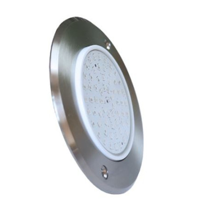 PL110601 LEDs Light 6W RGB 12V DC Model PL1106 Slim Stainless Steel 316 Front Plate Nichless Diameter 110 mm Jesta