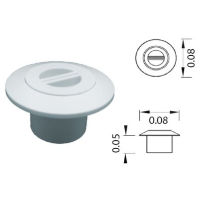 PSF‐06‐W Standard Vacuum (New Model) PSF‐06‐W Connection 1.5 "& 2 " Colour White Pool&spa