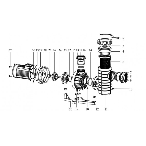 อะไหล่ปั๊ม Nozbart Super Taskin Pump Model PTF-035, PTF-045 and PTF-055