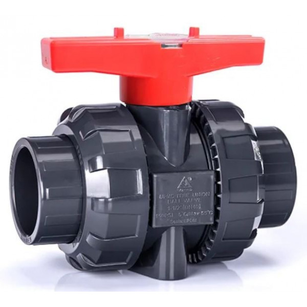 Ball Valve 2" UPVC Double Union Sanking