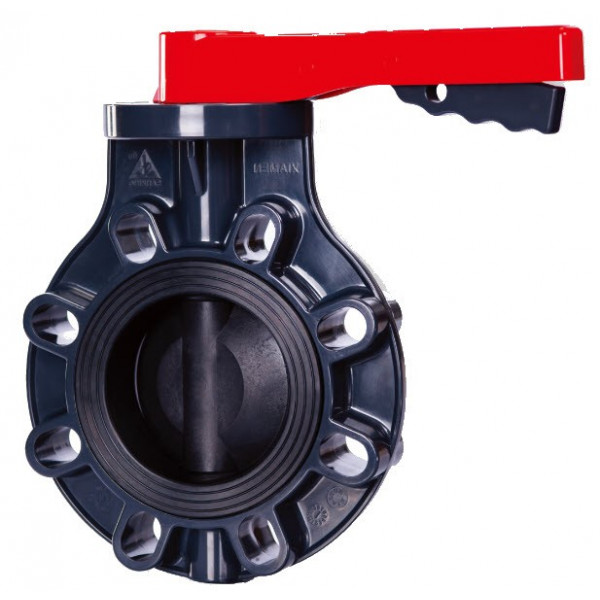 2.5 Inch UPVC Butterfly Valve ( Handle Type ) Sanking