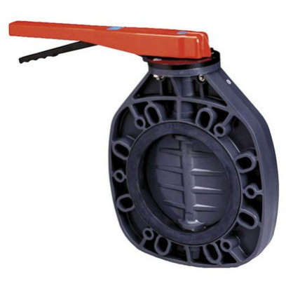 Butterfly valve D.110 Zinc plated steel shaft - 4" - Astralpool