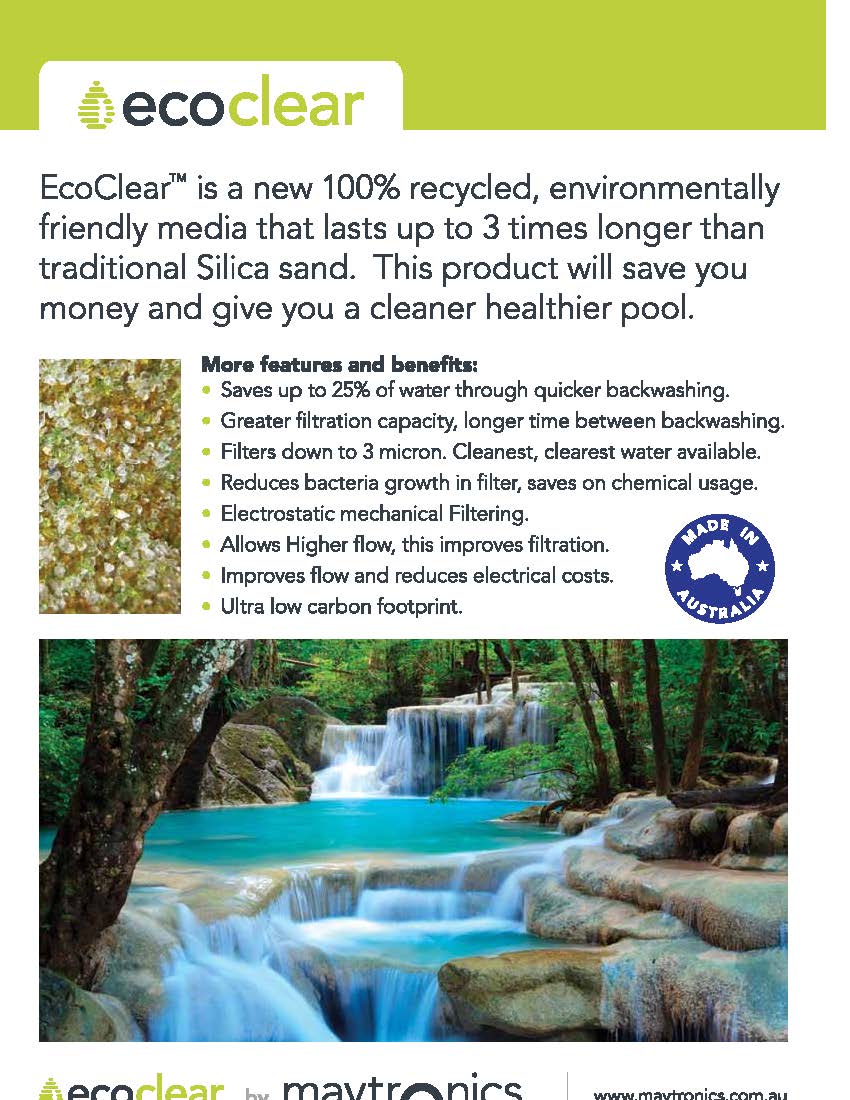 สารกรองสระว่ายน้ำ Ecoclear